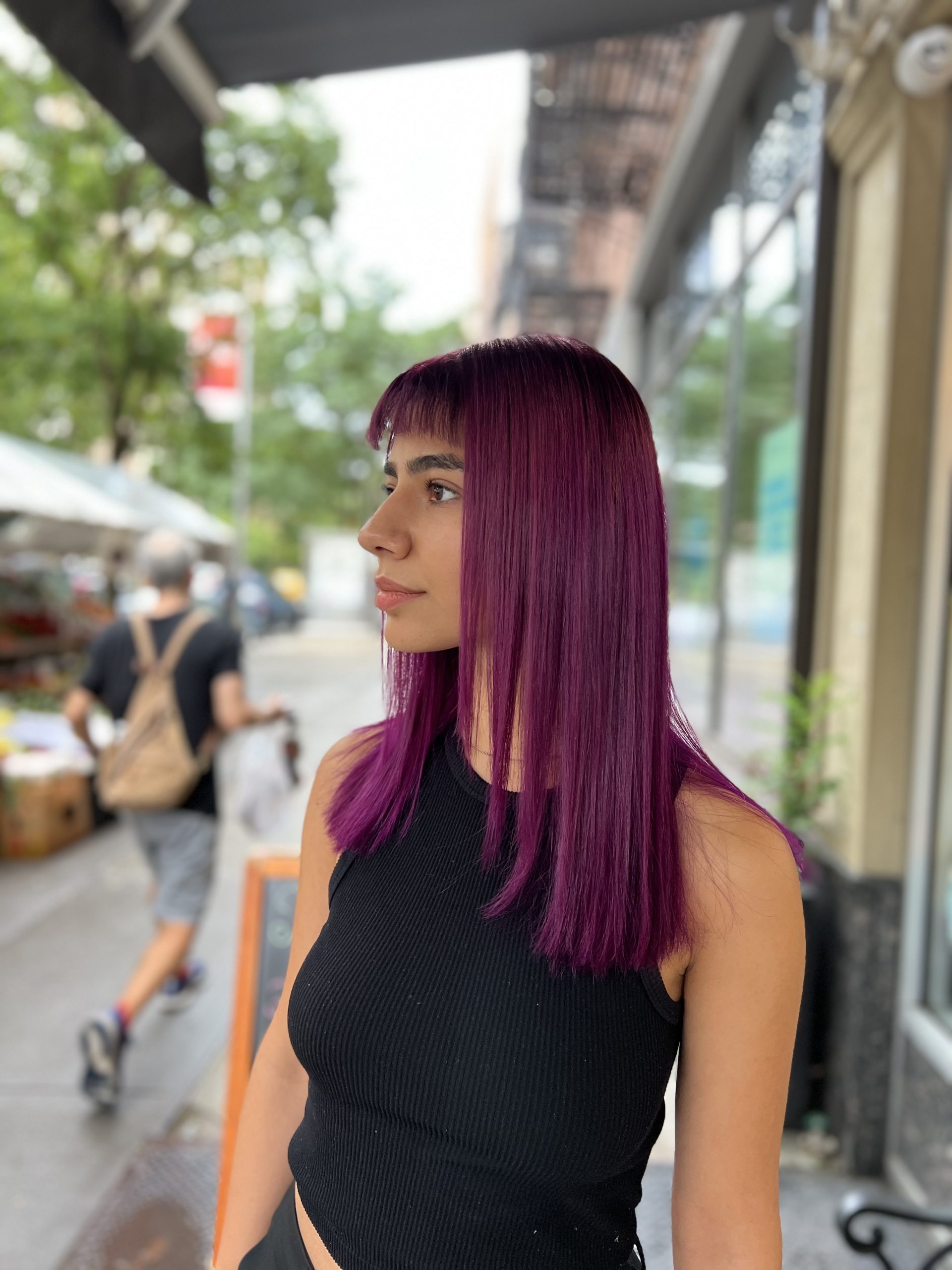 Violet precision cut and color by Ali Akduru